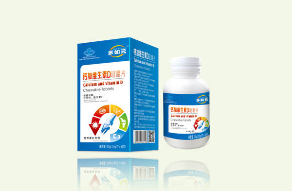 多如元鈣加維生素D咀嚼片