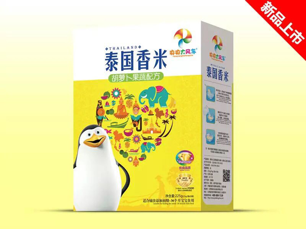 央央大風(fēng)車泰國香米(胡蘿卜果蔬配方) 盒裝