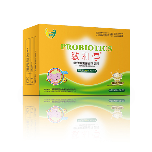 益盟敏立停復合益生菌固體飲料