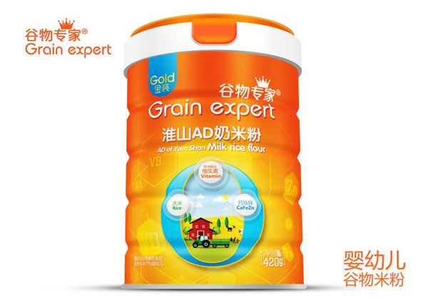 谷物專家淮山AD奶米粉