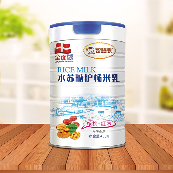 智慧熊水蘇糖護暢米乳-核桃+紅棗