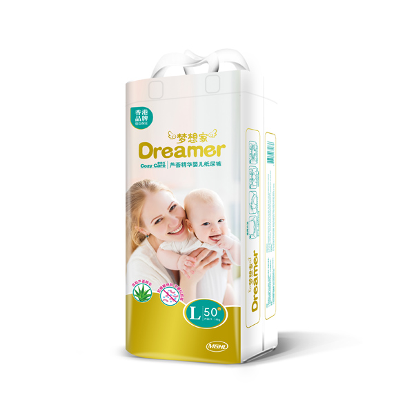柔非凡夢(mèng)想家蘆薈精華嬰兒紙尿褲L50