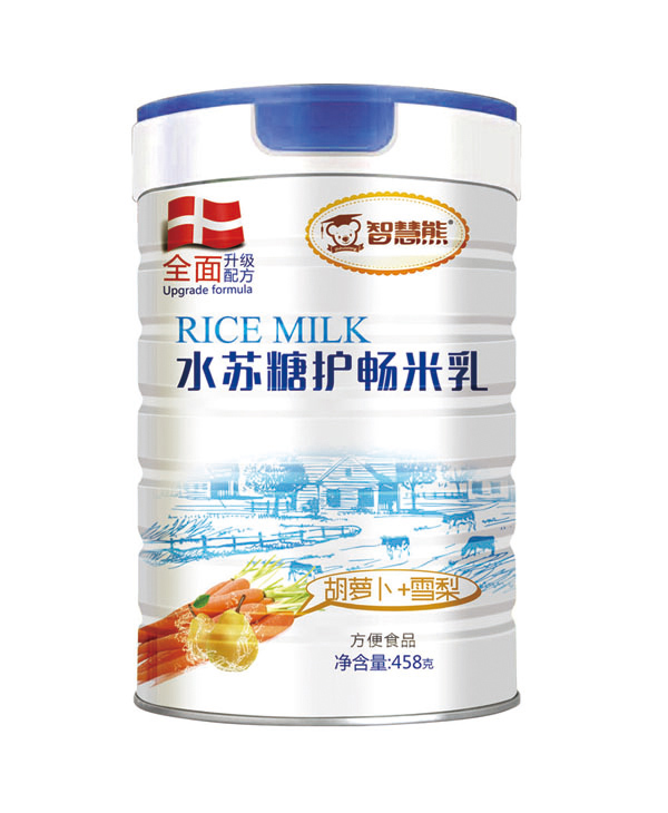 智慧熊水蘇糖護(hù)暢米乳-胡蘿卜+雪梨 聽裝