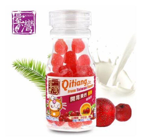 齊天蓋牌開胃果鈣軟糖(山楂味)