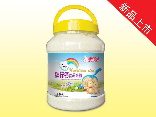 倍樂媽咪營(yíng)養(yǎng)米粉-鈣鐵鋅800克片狀