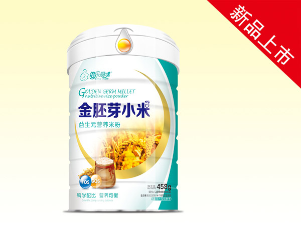 倍樂(lè)媽咪金胚芽小米營(yíng)養(yǎng)米粉(益生元)桶裝