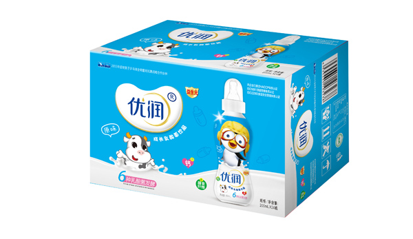 優(yōu)潤乳酸菌飲品 100ml 優(yōu)潤0脂肪 外彩膜綠色