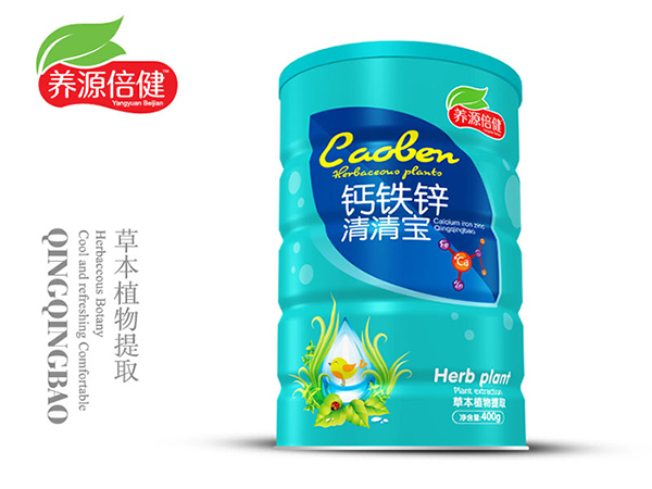 養(yǎng)源倍健鈣鐵鋅清清寶 罐裝