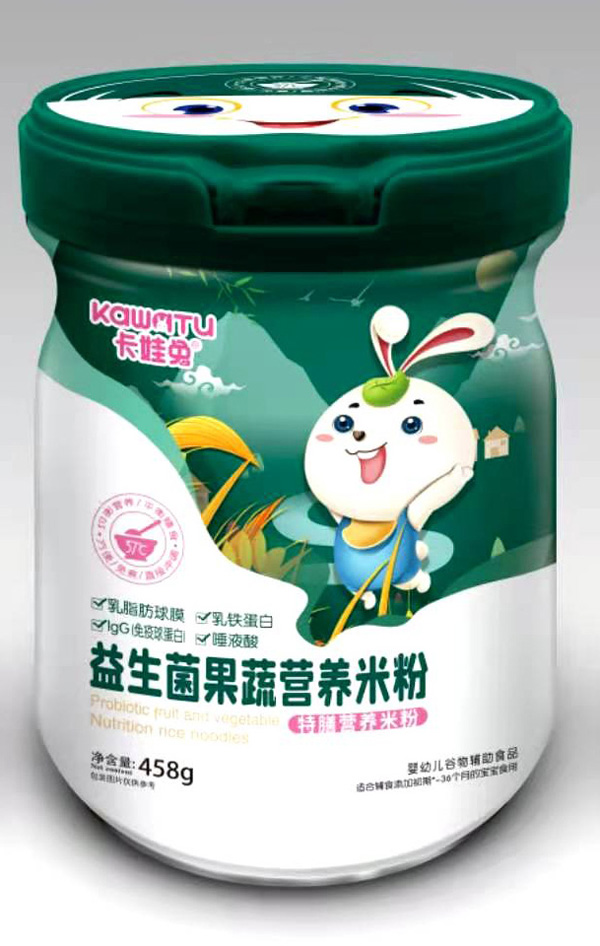 卡娃兔益生菌果蔬特膳營(yíng)養(yǎng)米粉