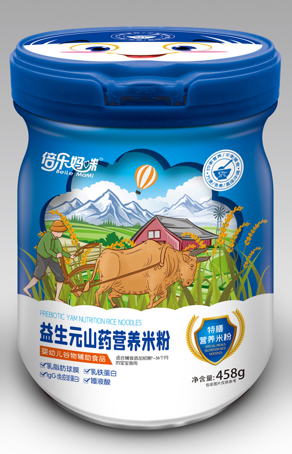 倍樂媽咪益生元山藥特膳營養(yǎng)米粉