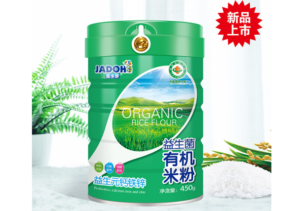 嘉多慧益生菌有機(jī)米粉-益生元鈣鐵鋅