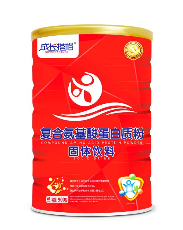 成長(zhǎng)搭檔復(fù)合氨基酸蛋白質(zhì)粉
