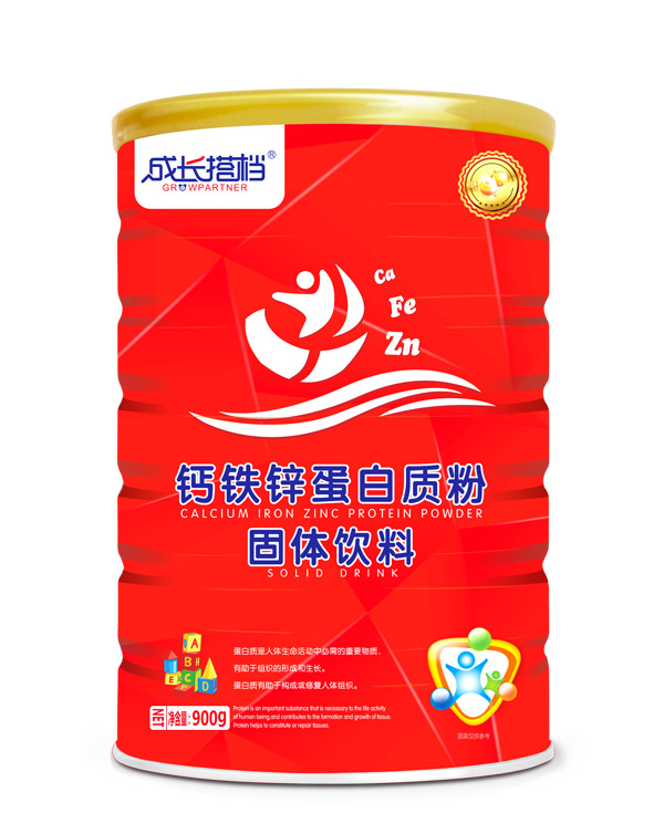 成長(zhǎng)搭檔鈣鐵鋅蛋白質(zhì)粉