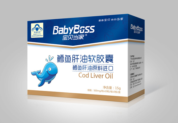 寶貝當家鱈魚肝油軟膠囊