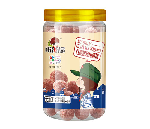鮮鋒隊(duì)員紅糖果蔬山楂球