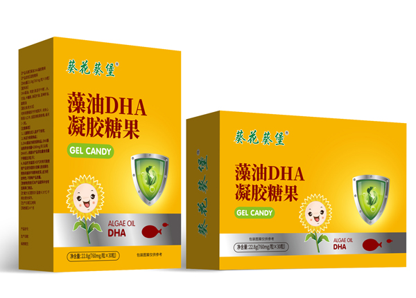 葵花葵堡藻油DHA凝膠糖果