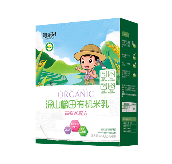 雅樂滋深山梯田有機米乳 高鐵VC配方 盒裝