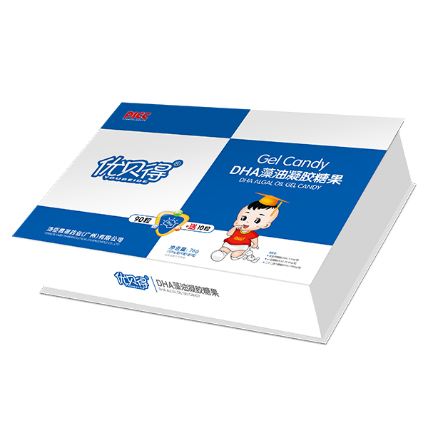 優(yōu)貝得DHA藻油凝膠糖果 大盒