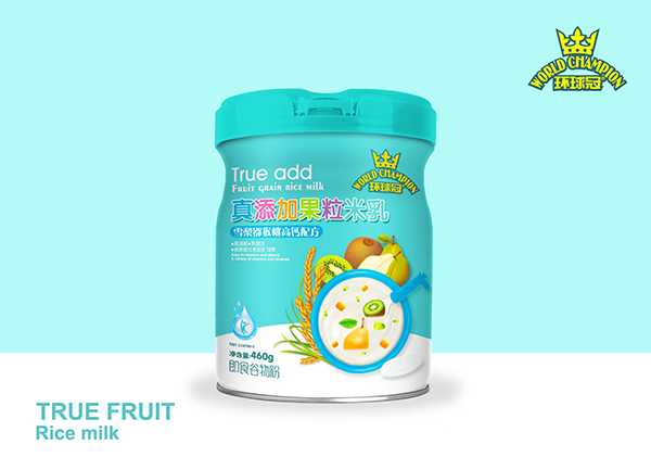 環(huán)球冠真添加果粒米乳-雪梨獼猴桃高鈣配方