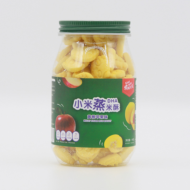 柯妮貝貝小米蒸米酥-黃桃蘋(píng)果味