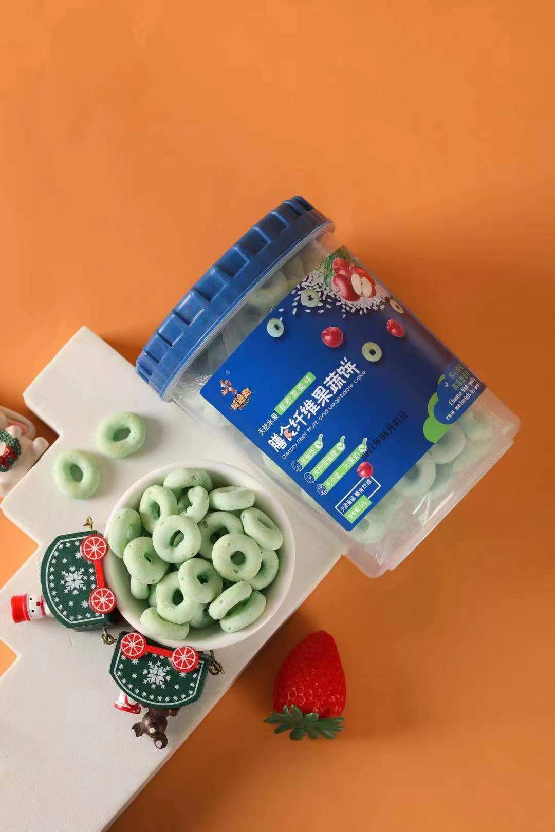 斑迪鹿膳食纖維果蔬餅 麥苗蘋果味