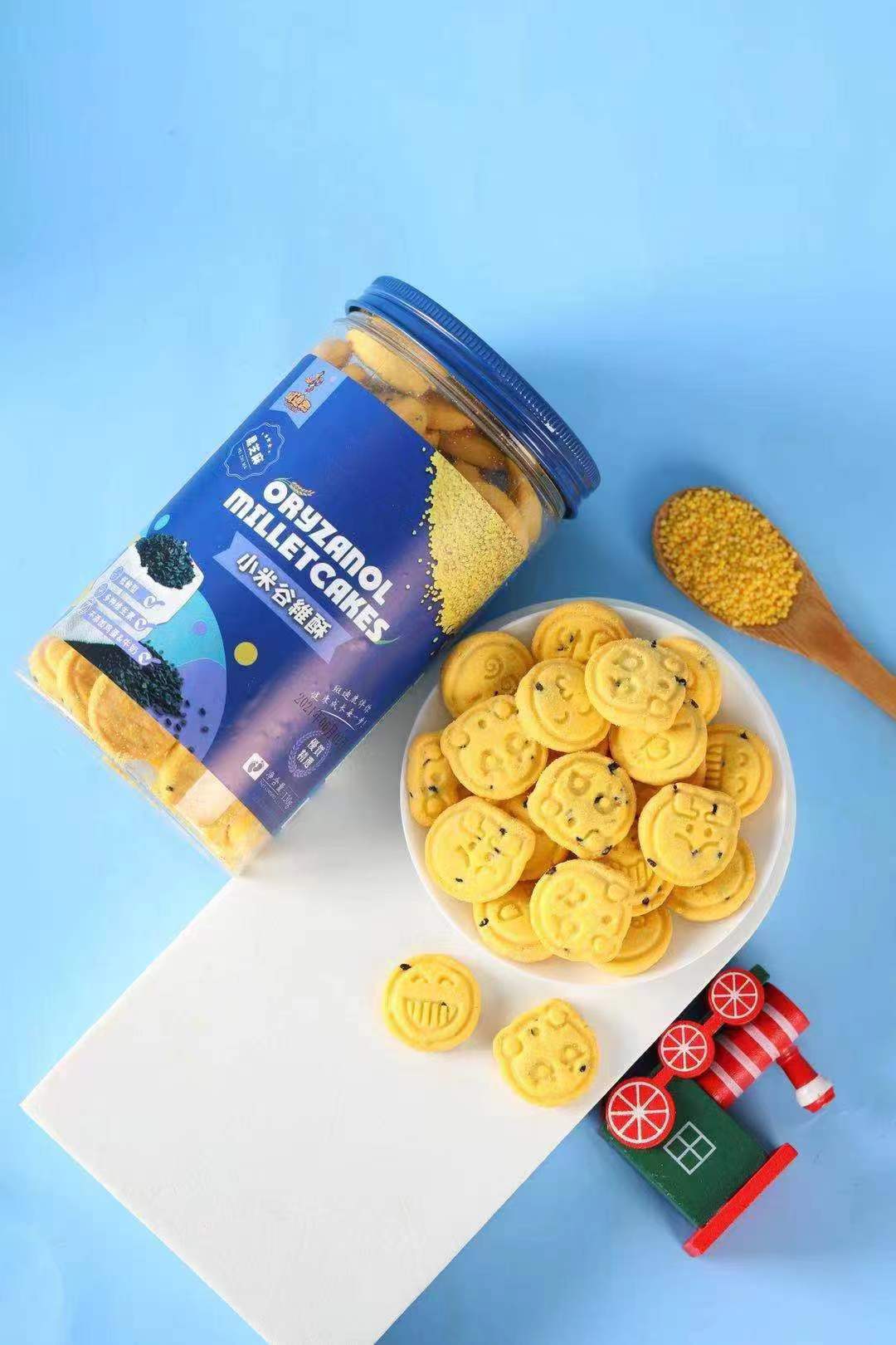 斑迪鹿小米谷維酥 黑芝麻