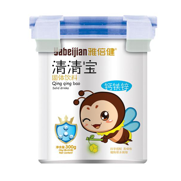 雅倍健鈣鐵鋅清清寶300克