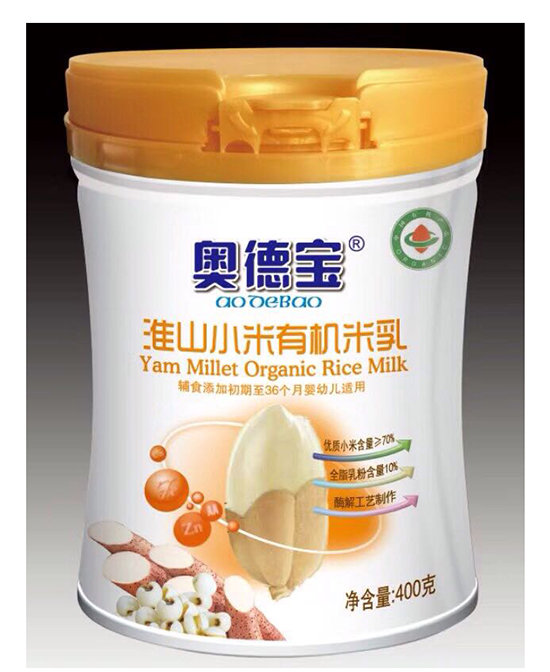 奧德寶淮山小米有機米乳