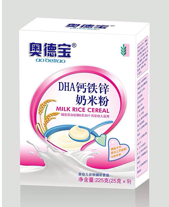 奧德寶DHA鈣鐵鋅奶米粉