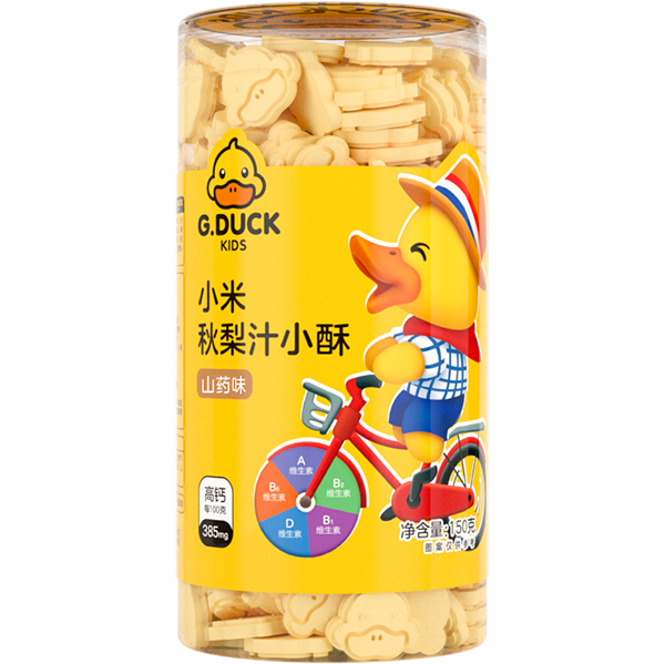 G.DUCK小黃鴨小米秋梨汁小酥 山藥味.png