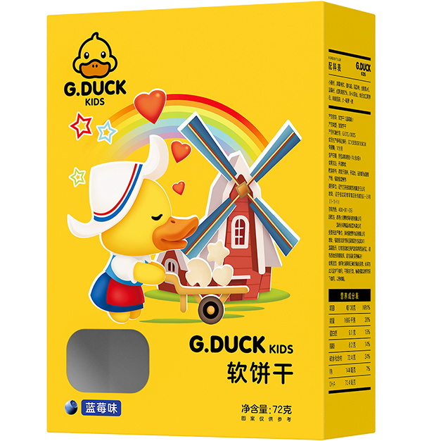 G.DUCK小黃鴨軟餅干 藍(lán)莓味.png