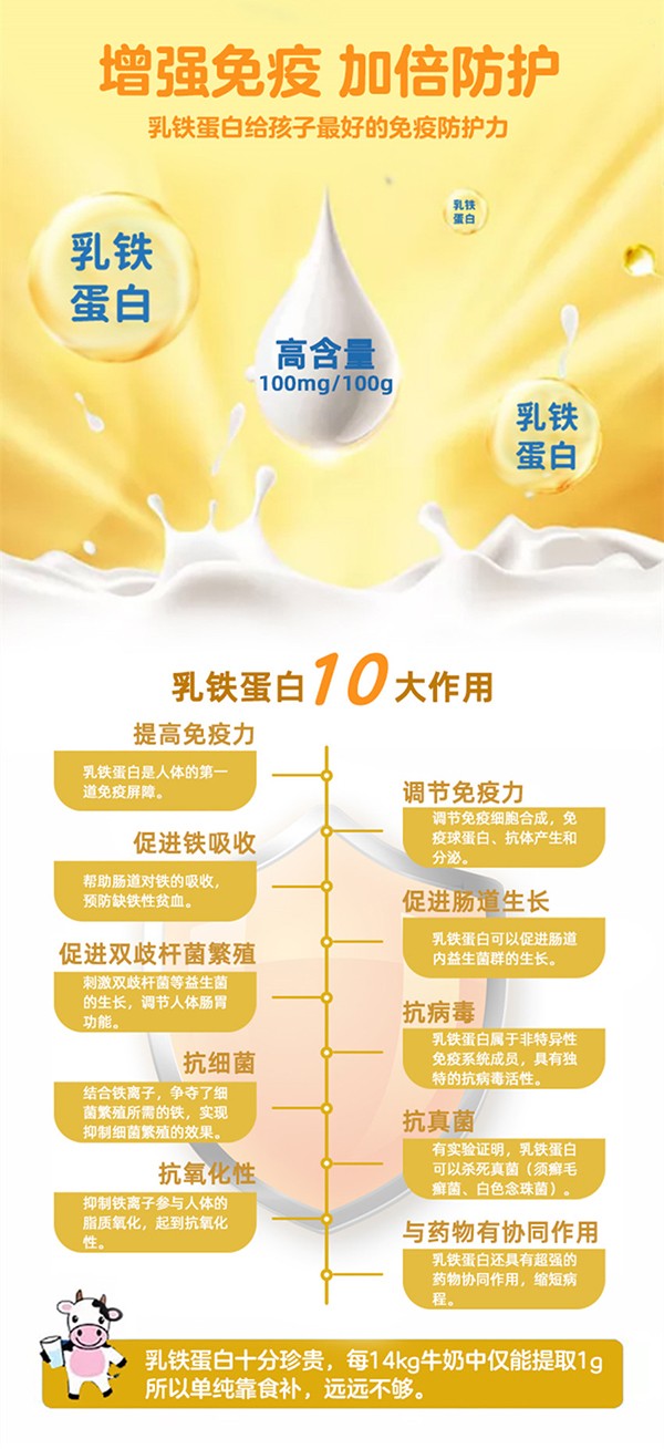 三好成長(zhǎng)乳鐵蛋白兒童奶粉7