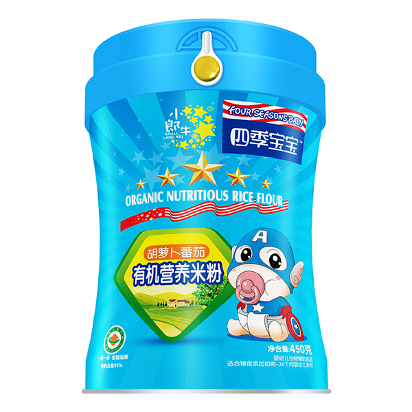 四季寶寶有機(jī)營養(yǎng)米粉-胡蘿卜番茄