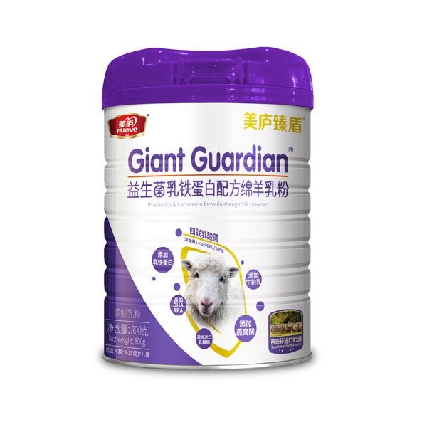 美廬臻盾益生菌乳鐵蛋白配方綿羊乳粉