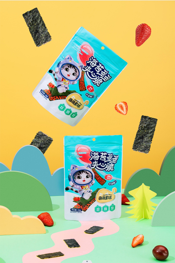 團團星球海苔多多夾心脆-草莓夾心2