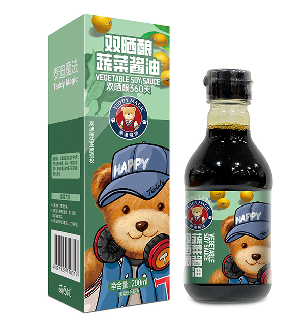 泰迪魔法雙曬釀蔬菜醬油
