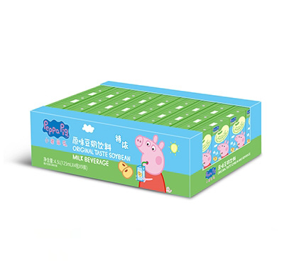 小豬佩奇原味豆奶125mlx36盒