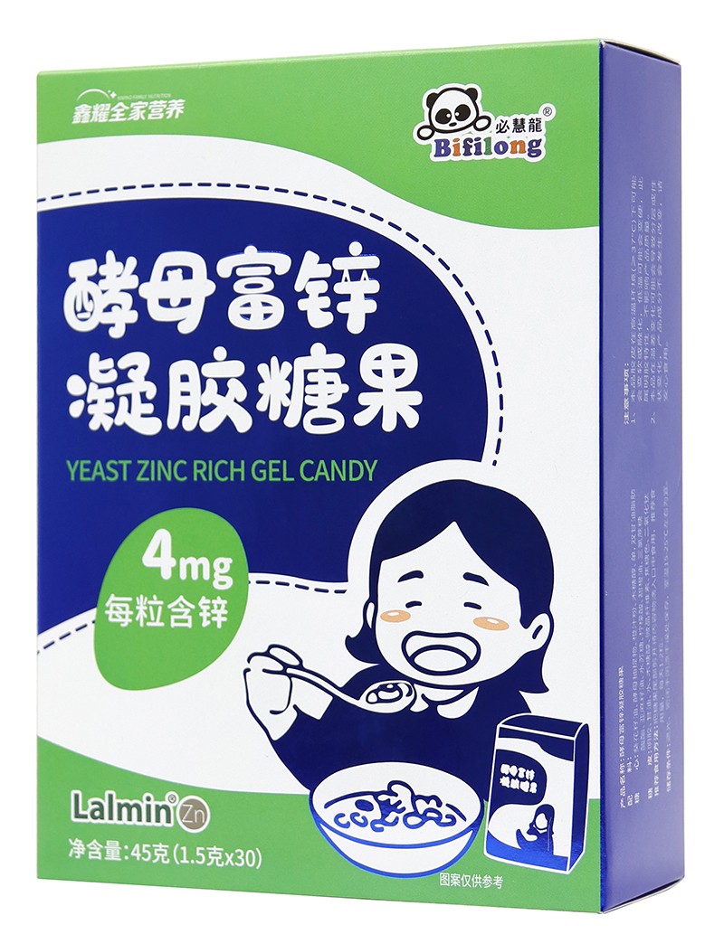 必慧龍酵母富鋅凝膠糖果