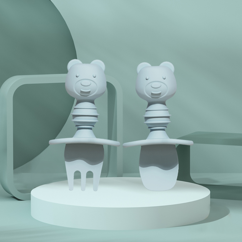 小漫熊硅膠短柄叉勺.jpg 小漫熊硅膠短柄叉勺.jpg