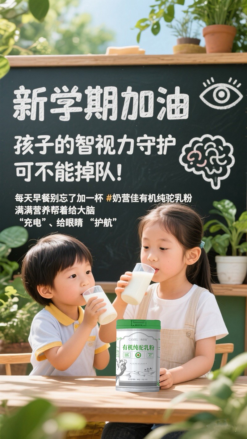 奶營佳有機(jī)純駝乳粉海報03
