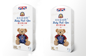 英倫泰迪熊學(xué)步褲