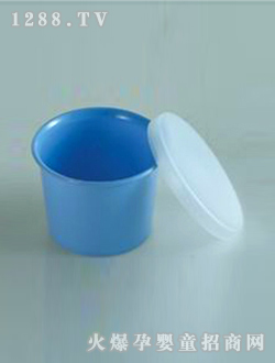 白蓋藍色學(xué)飲杯