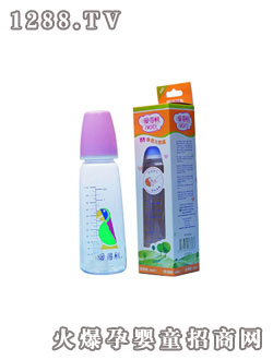 愛(ài)得利流線(xiàn)型彩色大奶瓶A02-B