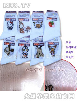 哆啦小貝薄棉網(wǎng)襪