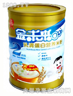 金未來(lái)乳清蛋白營(yíng)養(yǎng)米粉2段550g