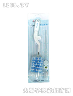 360度旋轉(zhuǎn)矽膠奶瓶刷