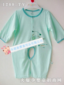 哆啦小貝竹纖維開(kāi)襠哈衣