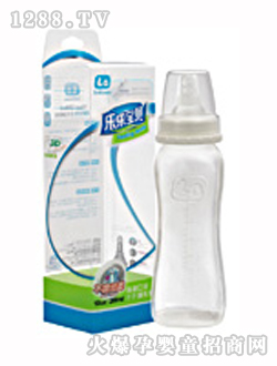 樂(lè)樂(lè)寶貝10安標(biāo)口PP奶瓶