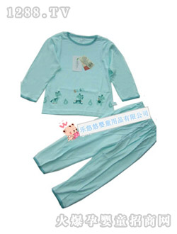哆啦小貝竹纖維長(zhǎng)袖長(zhǎng)褲套裝