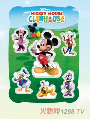 迪士尼米奇形象認(rèn)知畫板